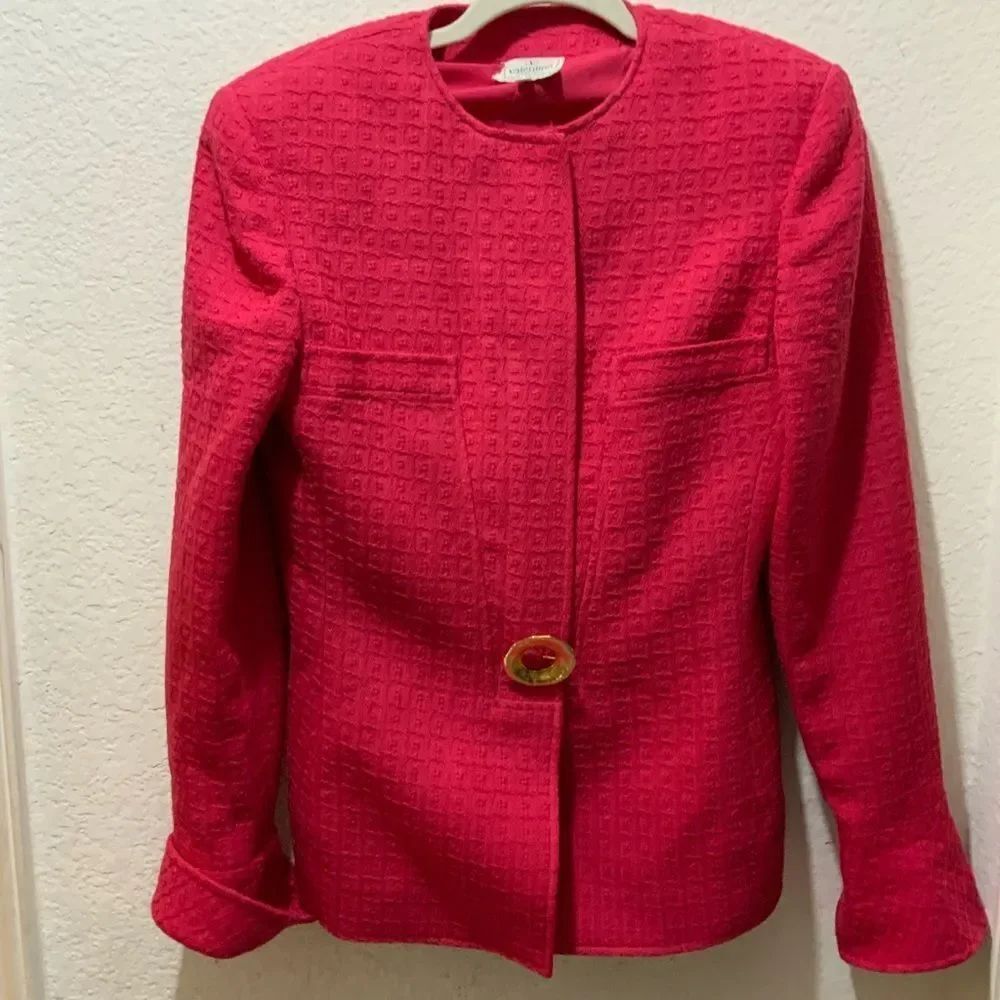 VALENTINO Garavano Vintage blazer red size:10